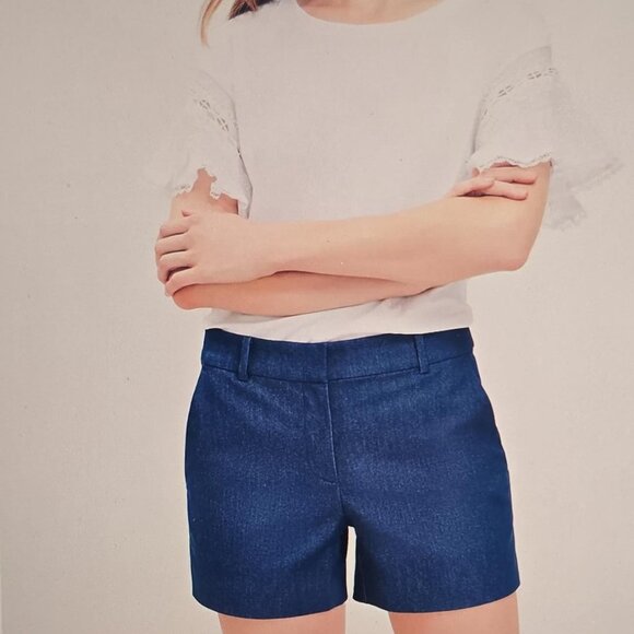 Ann Taylor Loft Riviera Shorts in Refined Denim (NWT) - Picture 1 of 3